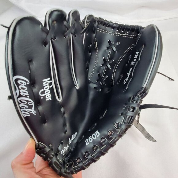 Vintage Detroit Tigers Coca-Cola Kroger Custom Built Black Baseball Glove 2605 - Picture 4 of 14